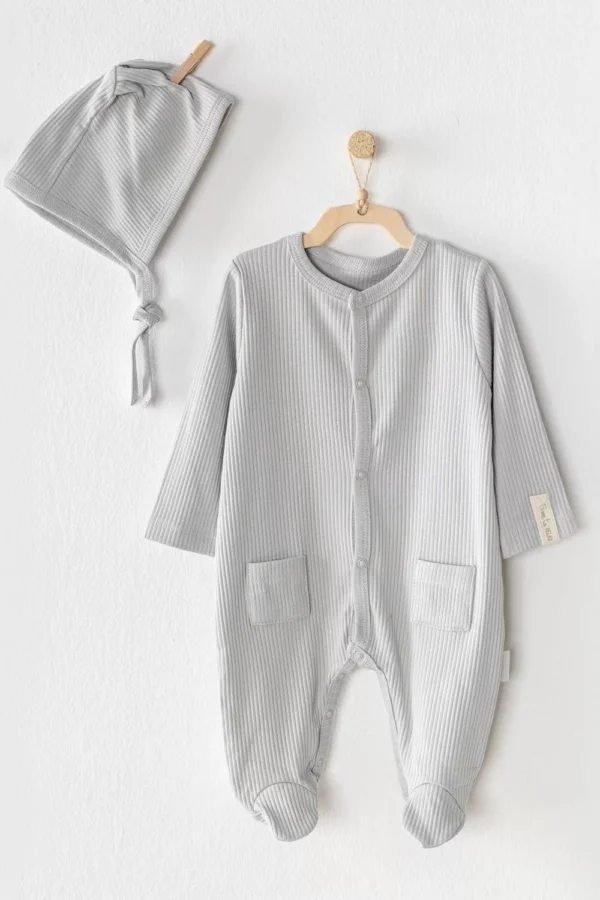 Modal Bebe Tulum Takım Grey