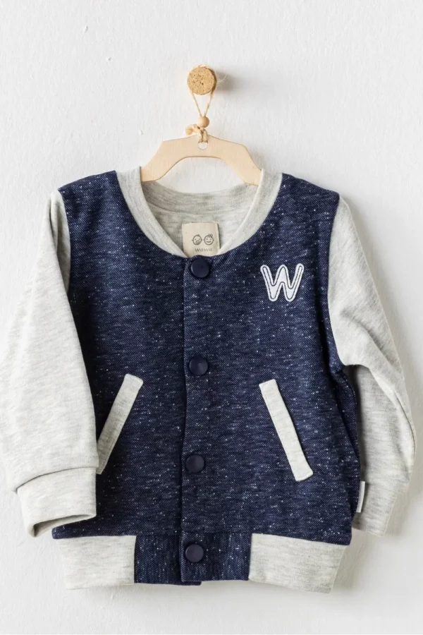 Be Strong Bebe Ceket Navy Grey