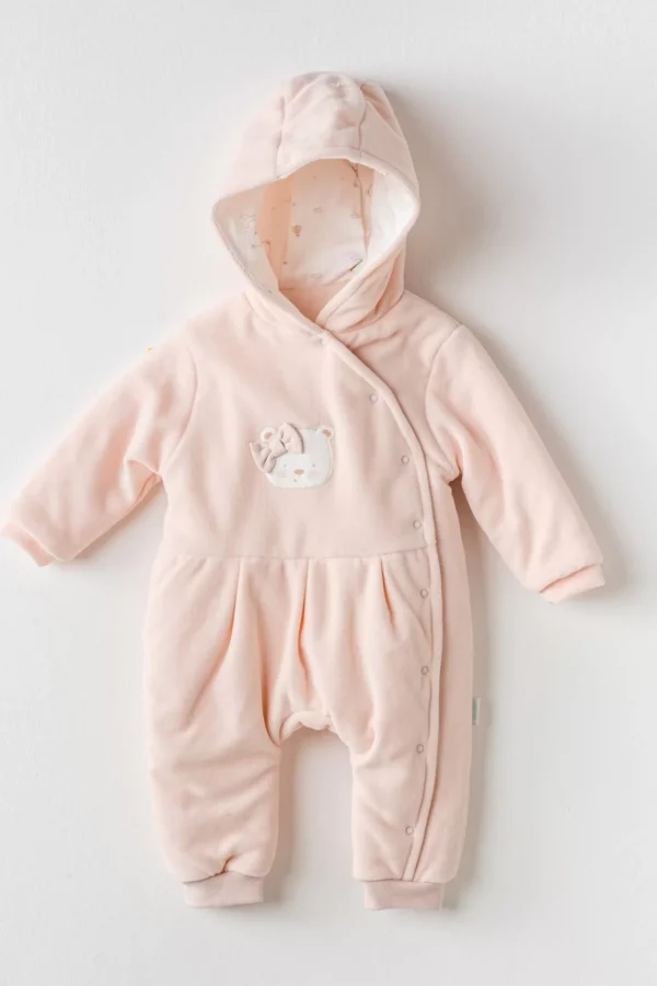 Ballerina Kadife Bebe Kozmonot Pink