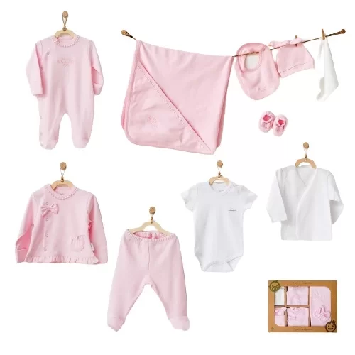 Natural Wawa Organic 10 Parça Hastane Çıkışı Pink - Görsel 2