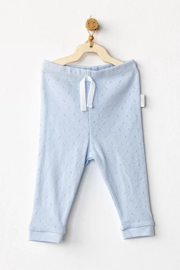 Jacquard Bebek Pantolon Blue