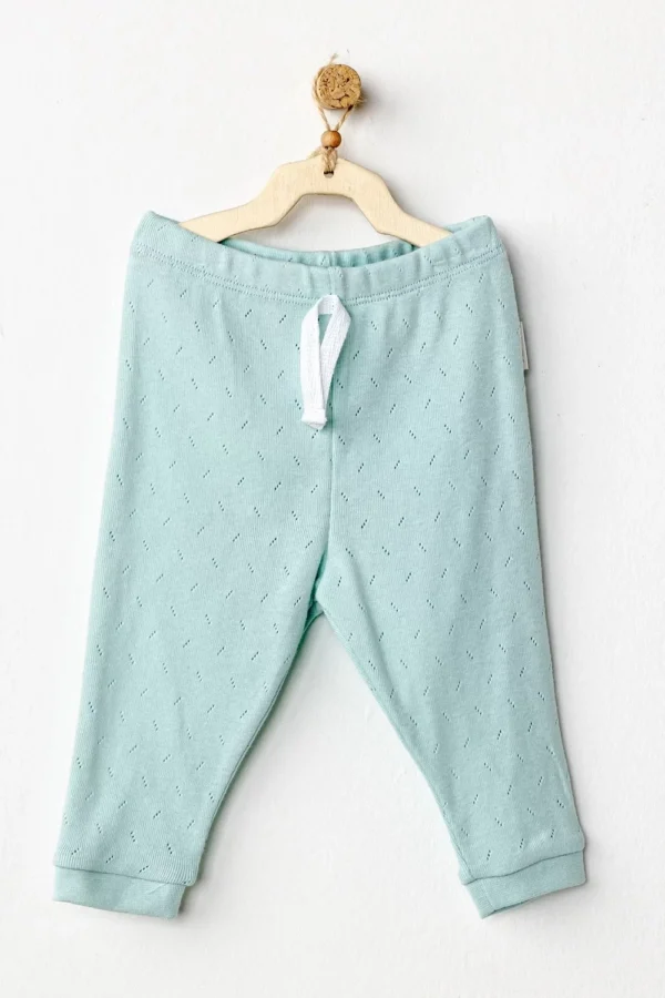 Jacquard Bebek Pantolon Green