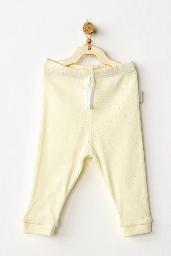 Jacquard Bebek Pantolon Yellow