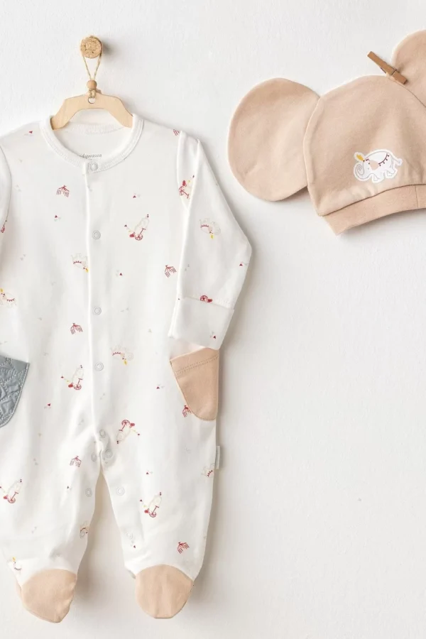 Circur Party Bebek Tulum Takım Set Ekru