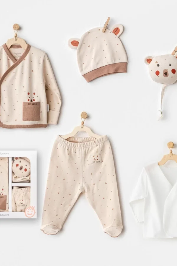 Adventurous Bear 5'li Hastane Çıkışı Beige