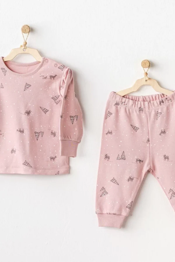 5050 Puppy Gazelle 2'li Bebe Takım Pink