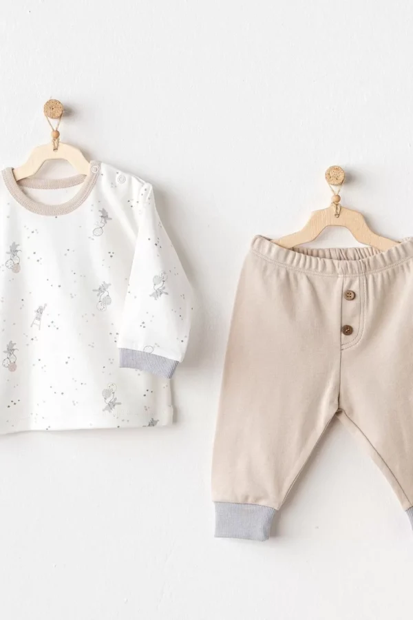 Happy Everyday 2'li Bebe Takım Beige