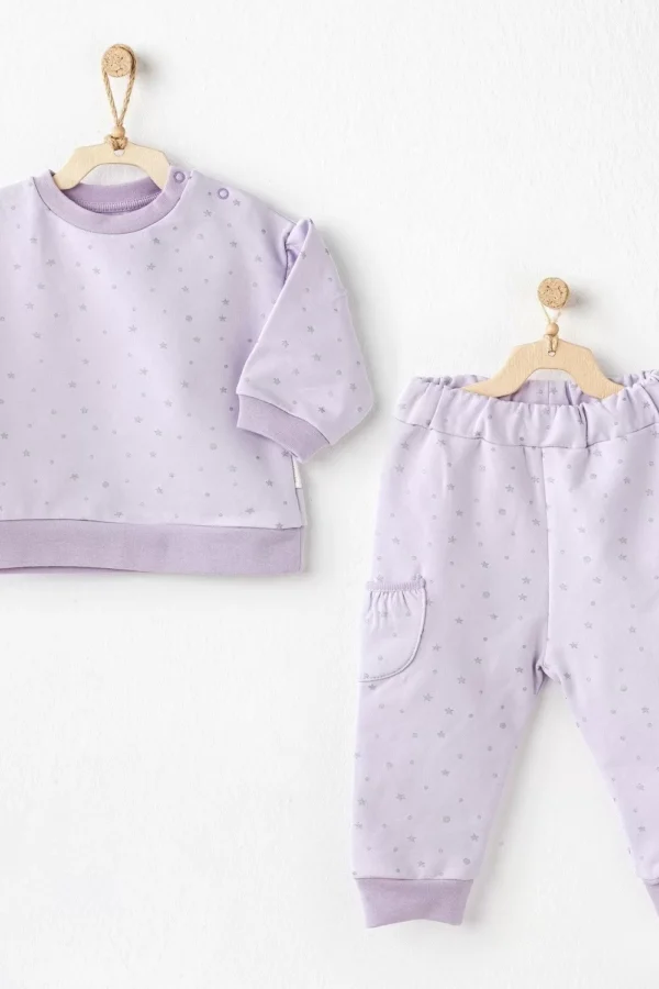 Sweet Penguin 2'li Bebe Takım Lila