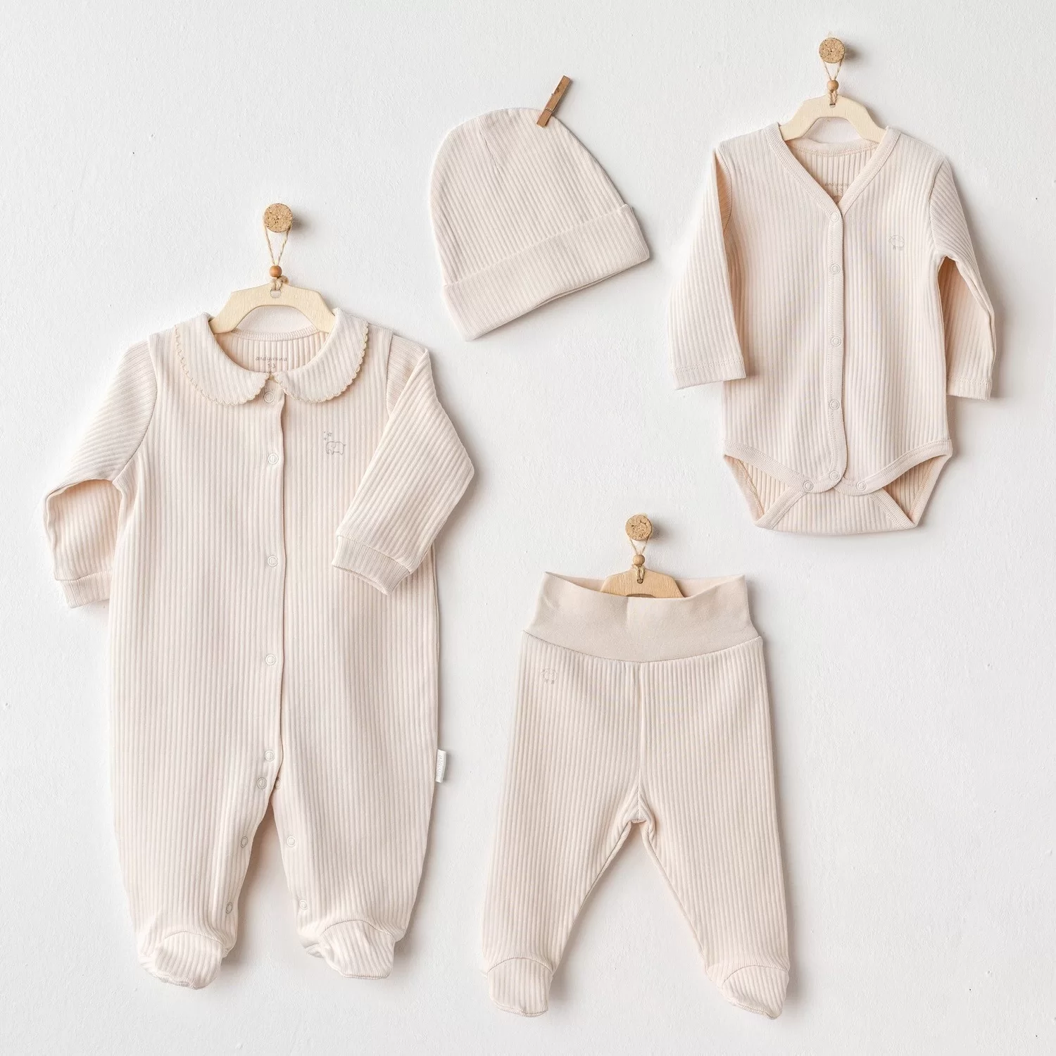 Bear Time 4'lü Hastane Çıkışı Light Beige - Görsel 2