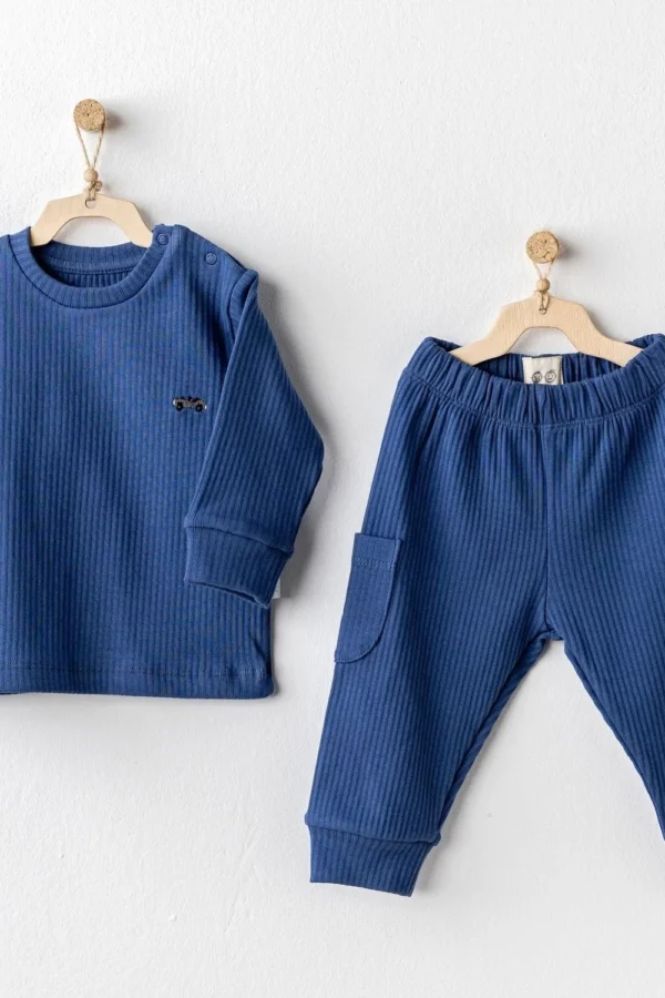 Basic 2'li Bebe Takım Mavi