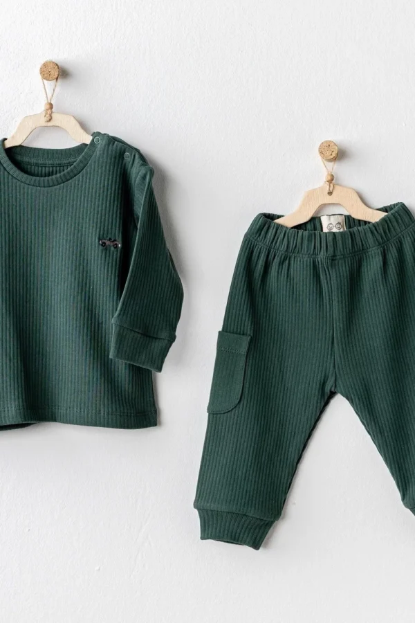 Basic 2'li Bebe Takım Yeşil
