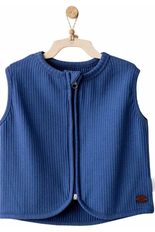 Basic Bebe Yelek İndigo