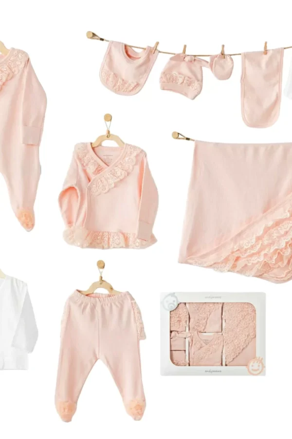 Newborn Chic Girl 10'lu Hastane Çıkışı Salmon