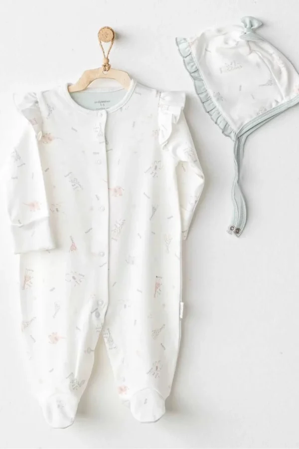 Love Family Bebek Tulum Takım Ekru