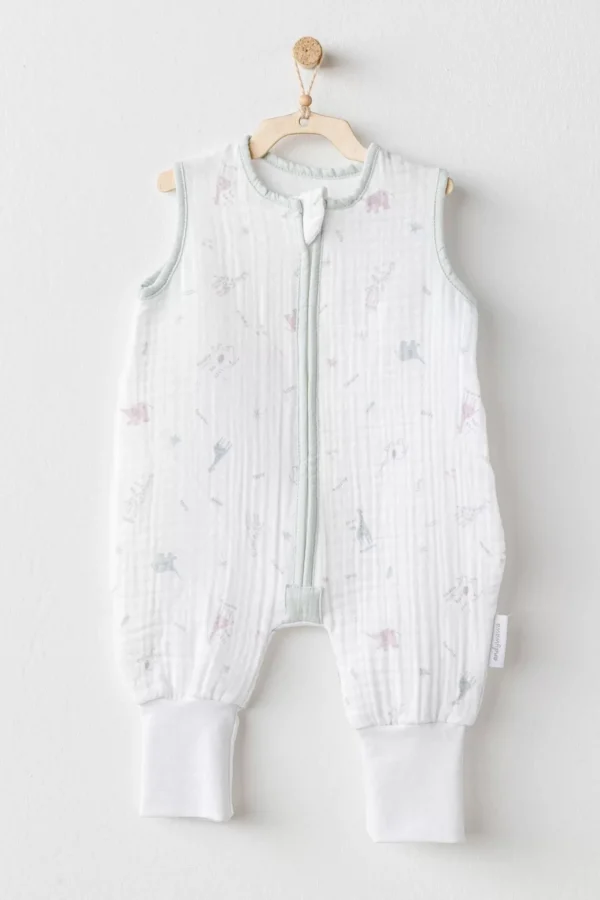 Andywawa Ac25520 Love Family Müslin Tulum Ekru