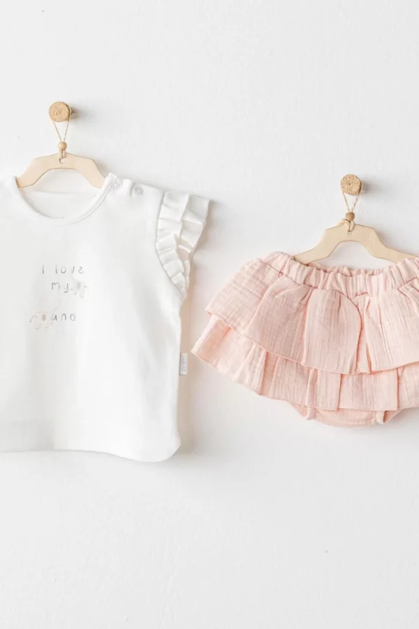 Andywawa Ac25522 Love Family 2'li Takım Salmon