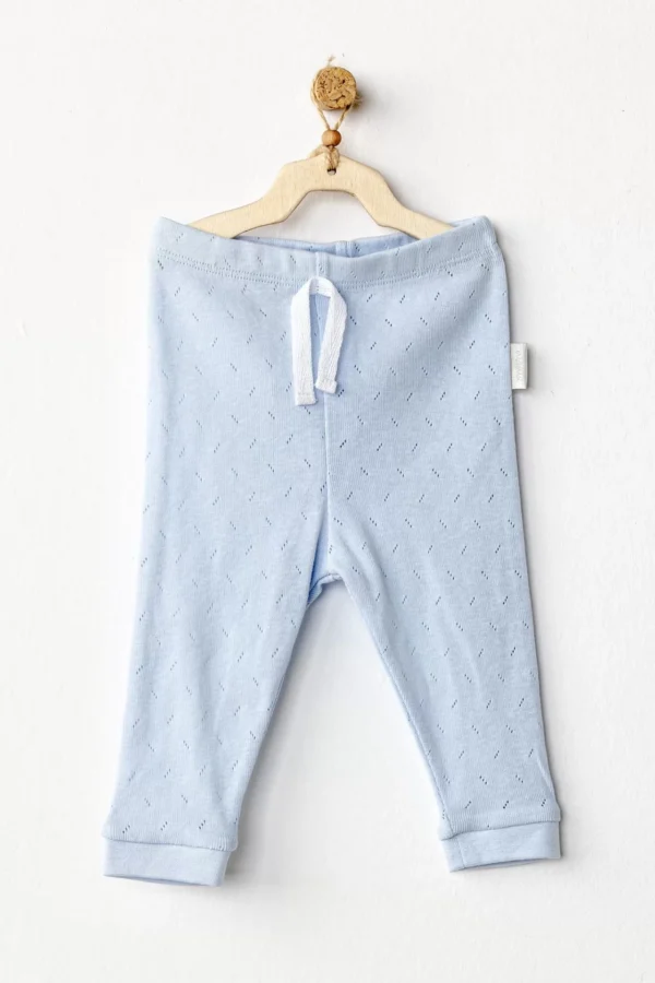 Andywawa Ac25556 Pants Jacquard Basic Pantolon Blue