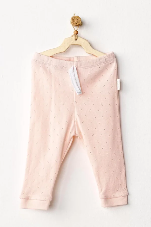 Andywawa Ac25556 Pants Jacquard Basic Pantolon Pink