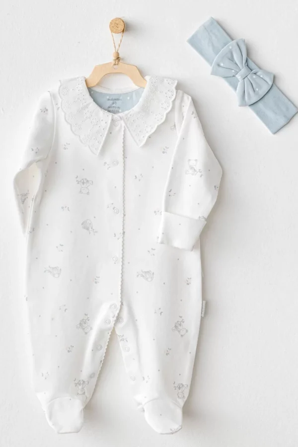 Andywawa Ac25644 Cuddly Bunny Bear Tulum Takım Ekru