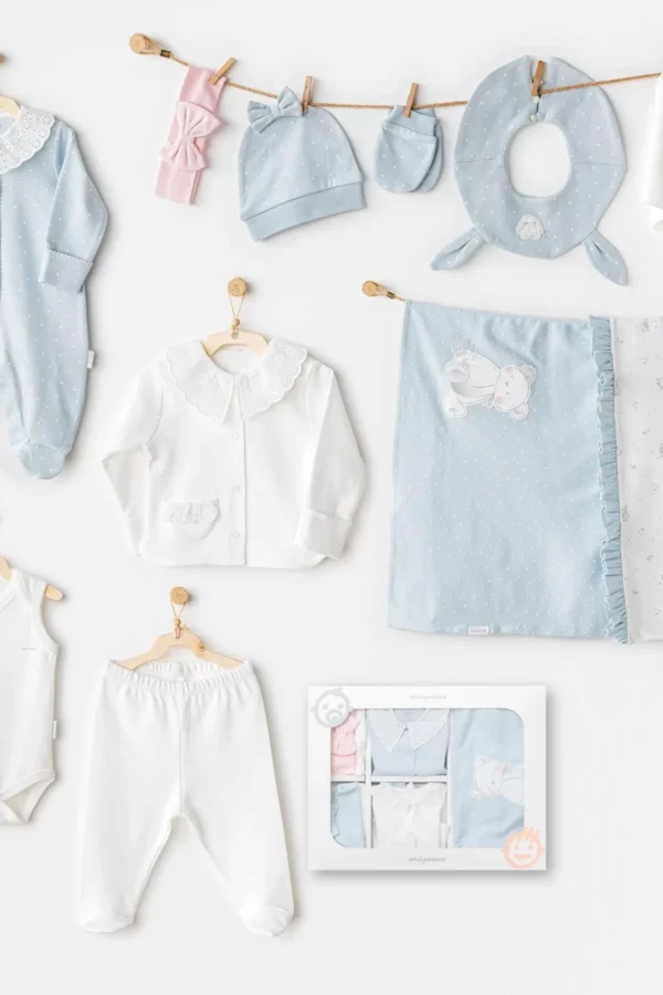 Cuddly Bunny Bear 10'lu Hastane Çıkışı Pink Blue