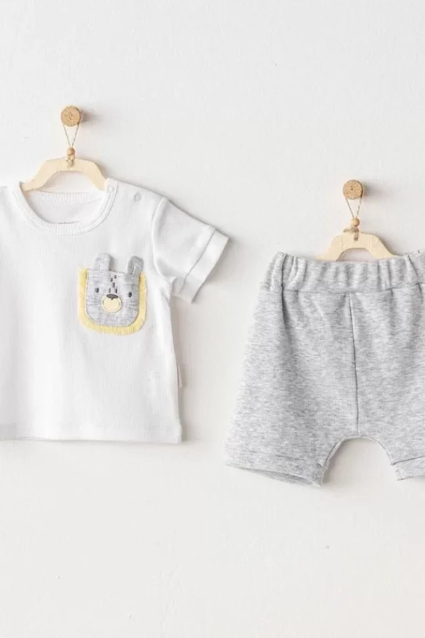 Little King 2'li Bebe Takım Grey