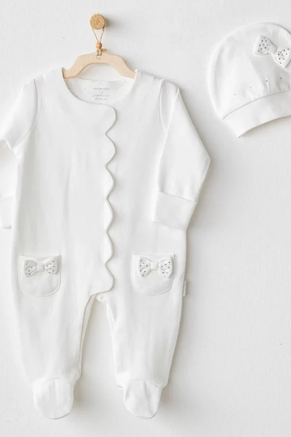 Andywawa Ac25823 Chic Girl Tulum Takım Ekru