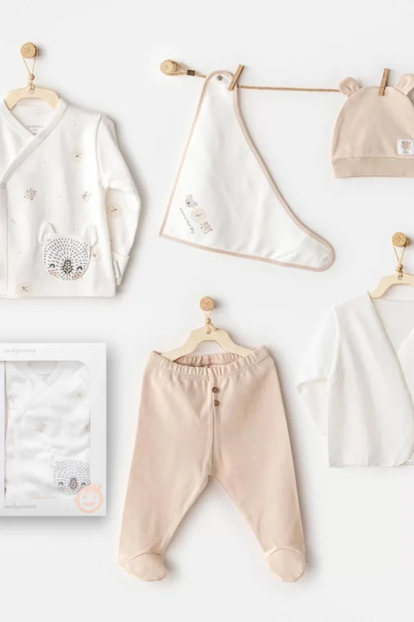 Happy Animals 5'li Hastane Çıkışı Ekru