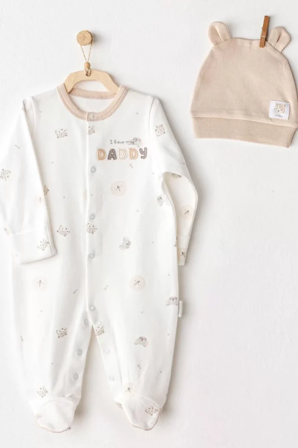 Andywawa Ac25853 Happy Animals Tulum Takım Ekru