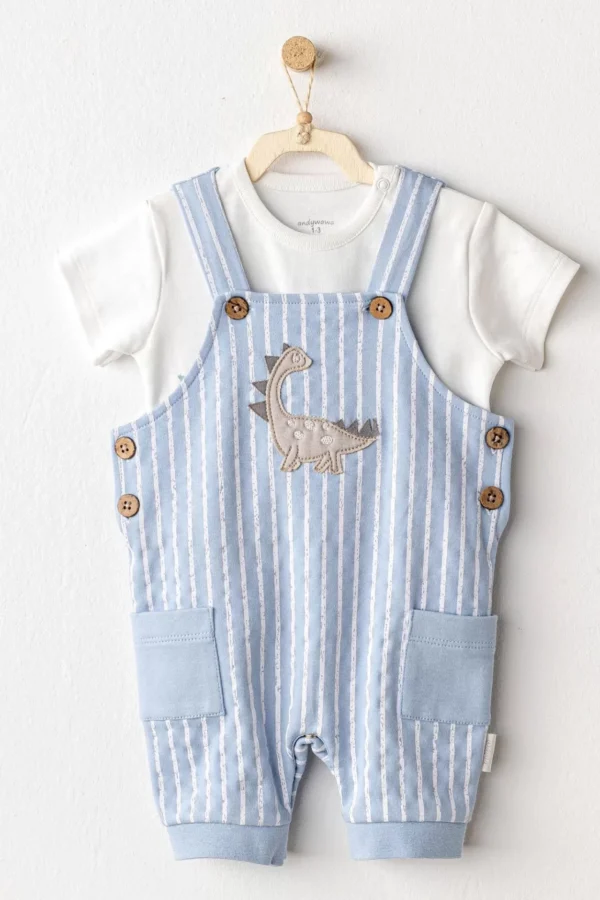Andywawa Ac25914 Jumpsuit Salopet Takım Blue