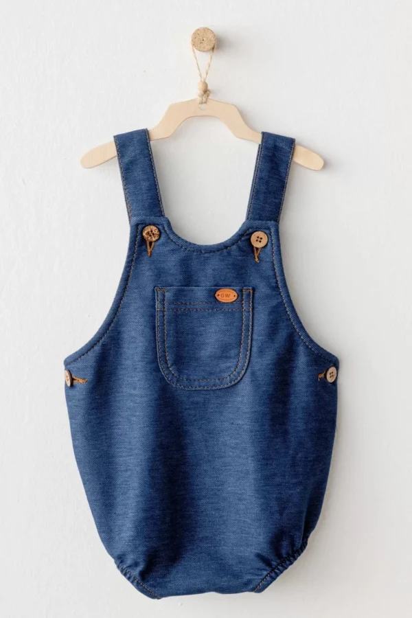 Andywawa Ac25931 Romper Casual Bebek Tulum İndigo