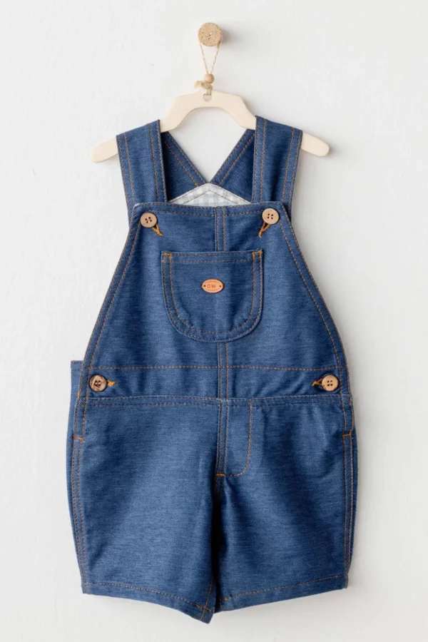Andywawa Ac25932 Casual Bebek Salopet İndigo
