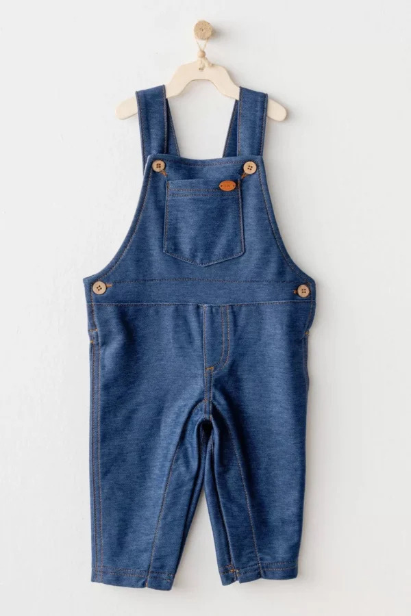 Andywawa Ac25934 Casual Bebek Salopet İndigo