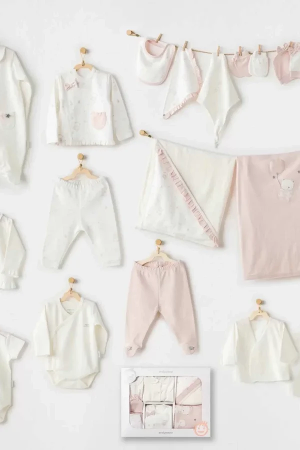 Ballerina 20 Parça Hastane Çıkışı Ekru