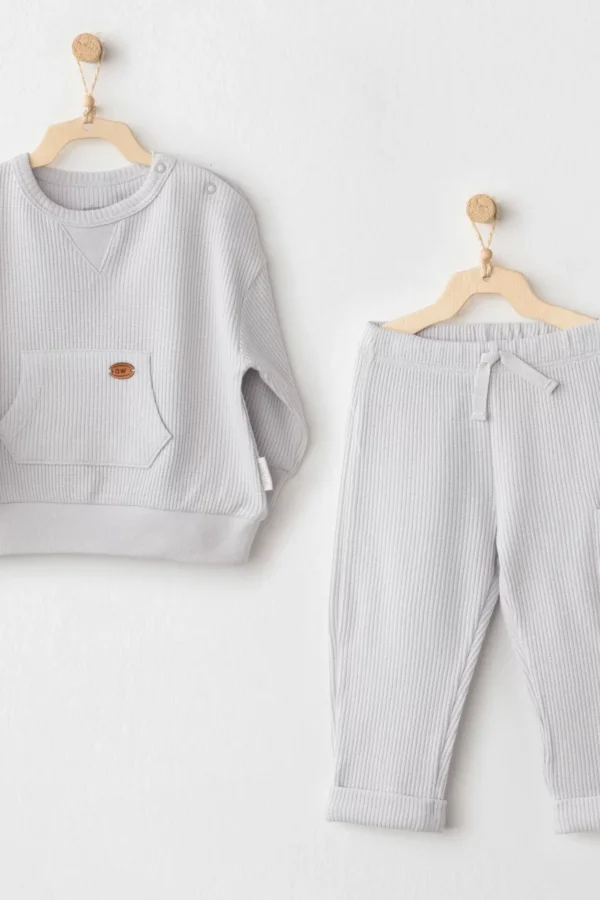 Mummy S Snuggle Saurus 2'li Takım Grey