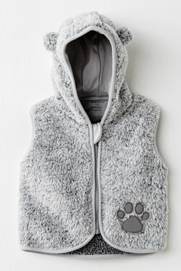 Keep Smiling Yelek Grey