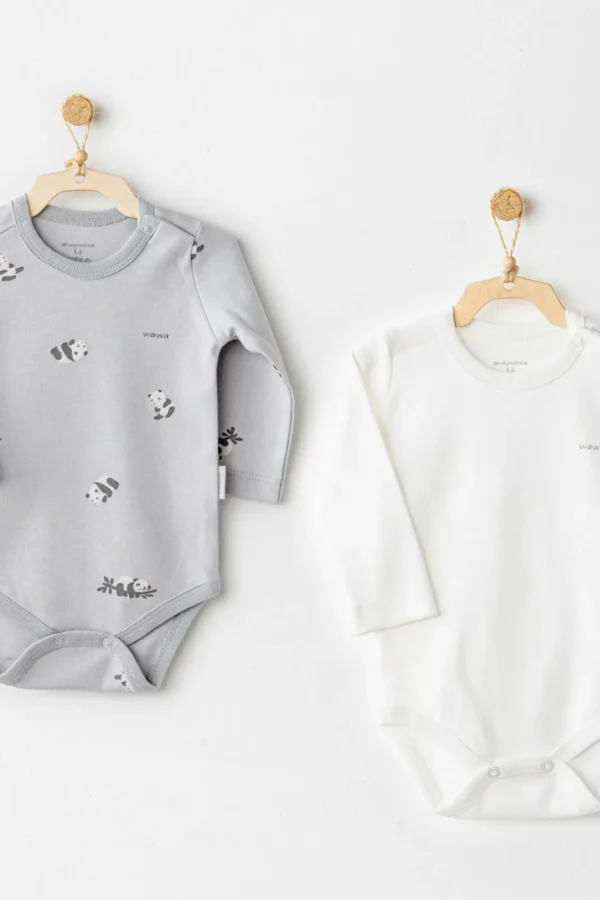 Keep Smiling 2'li Badi Grey