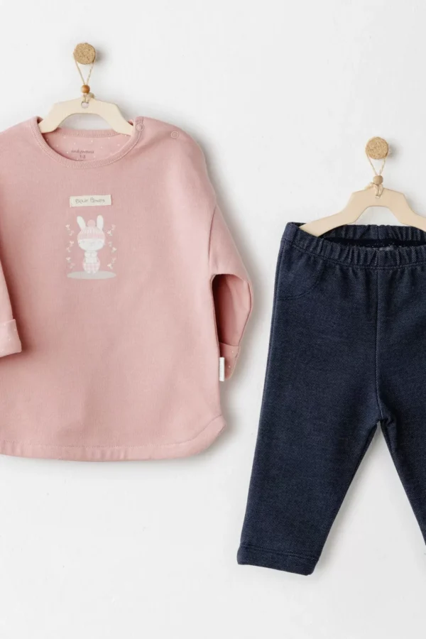 Mon Petit Amour 2'li Takım Denim