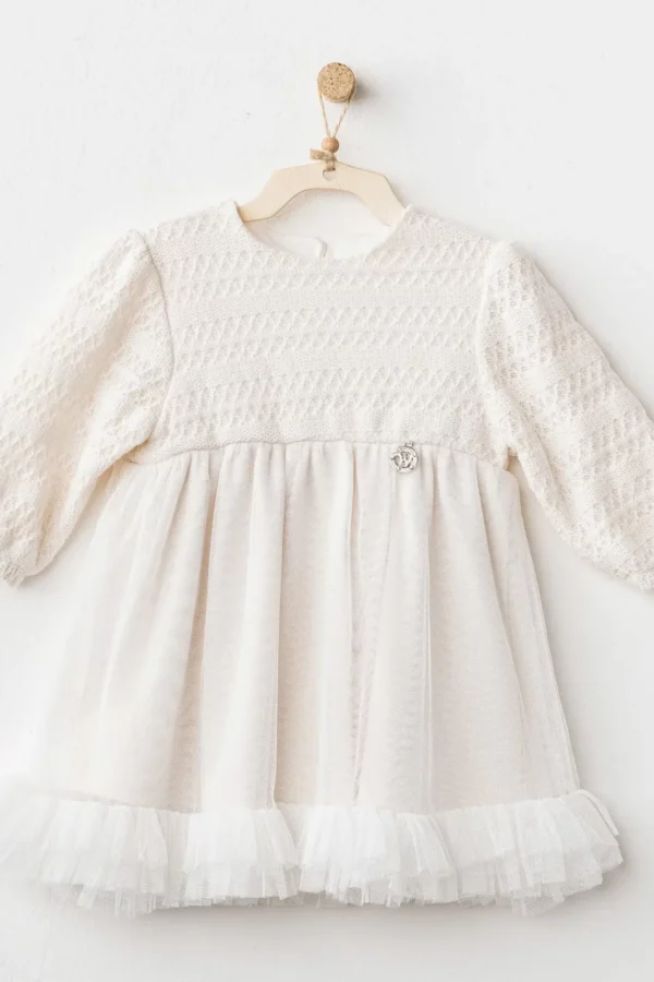 Wawa Exclusive Elbise Ekru