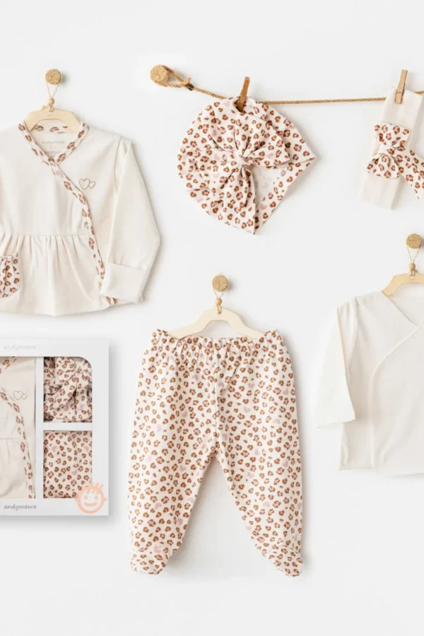 Little Leopard 5'li Hastane Çıkışı Ekru