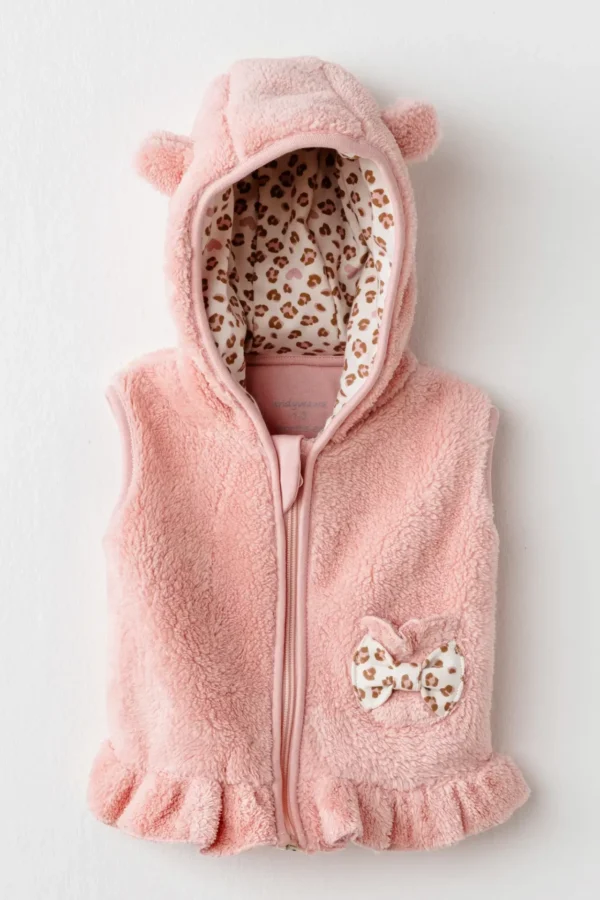 Little Leopard Yelek Pink