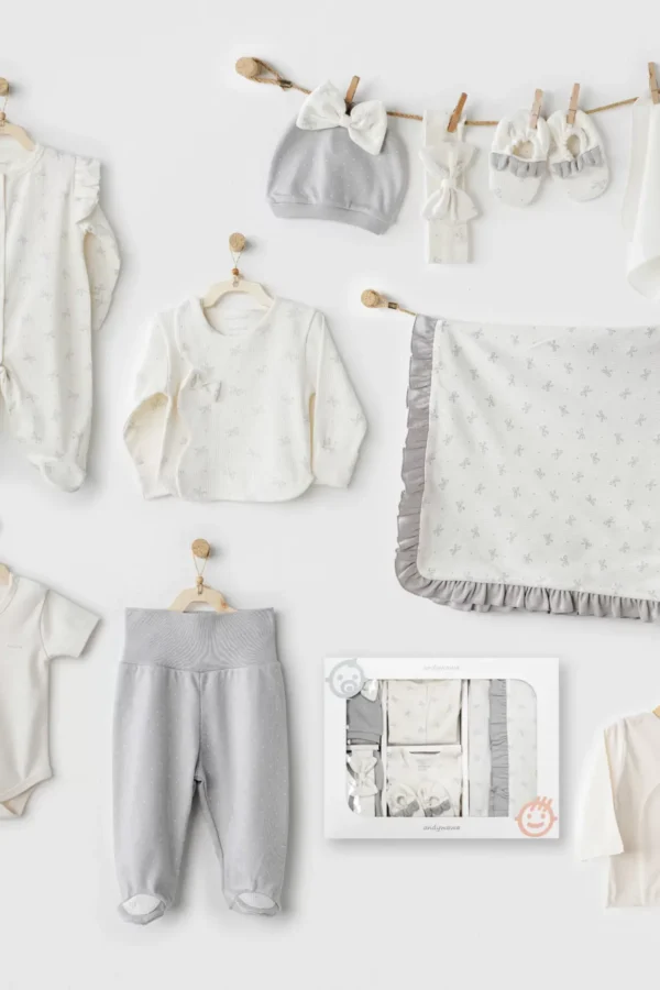 Baby Bow Bliss 10'lu Hastane Çıkışı Ekru