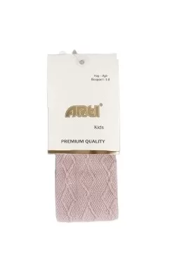 Meara Kız Kabartma Külotlu Çorap Asorti - Görsel 5