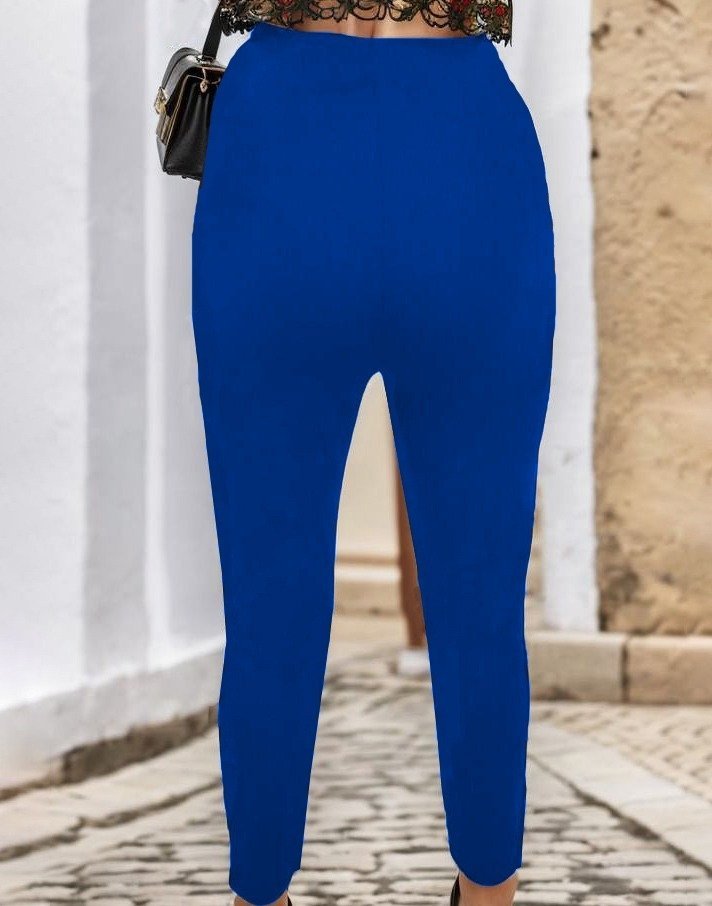 Kadın çima Detay Ithal Krep Pantolon - Görsel 4