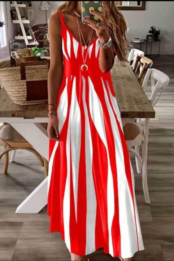 Kadın Suprem Kumaş Dijital Baskılı Elbise