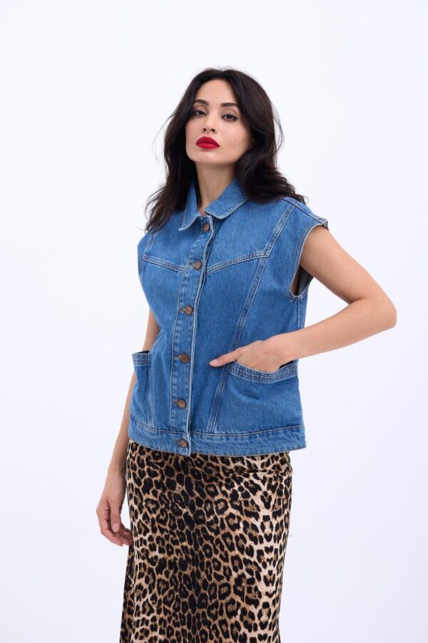 6820 KOT YELEK-MAVİ