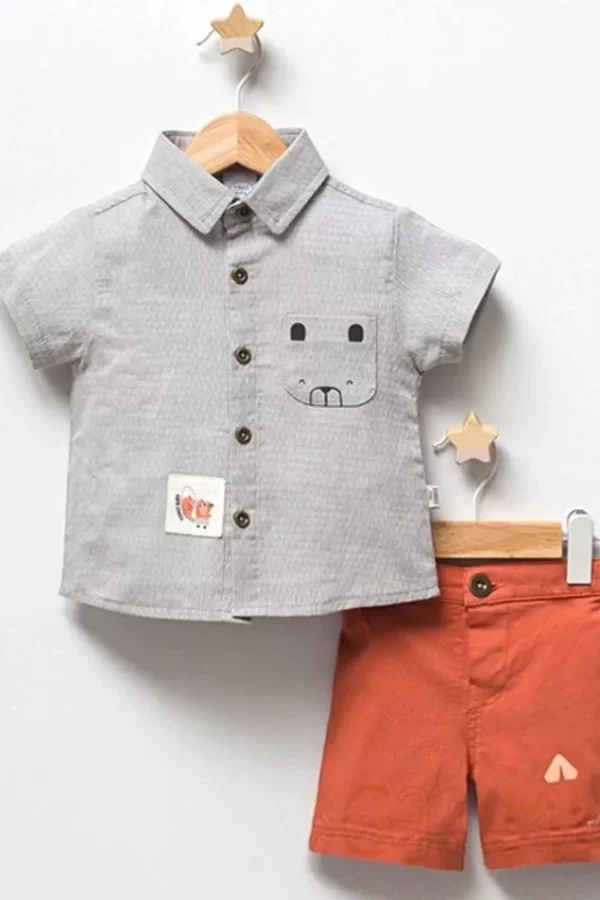 Baby Bear 2'li Takım 4703 Gri