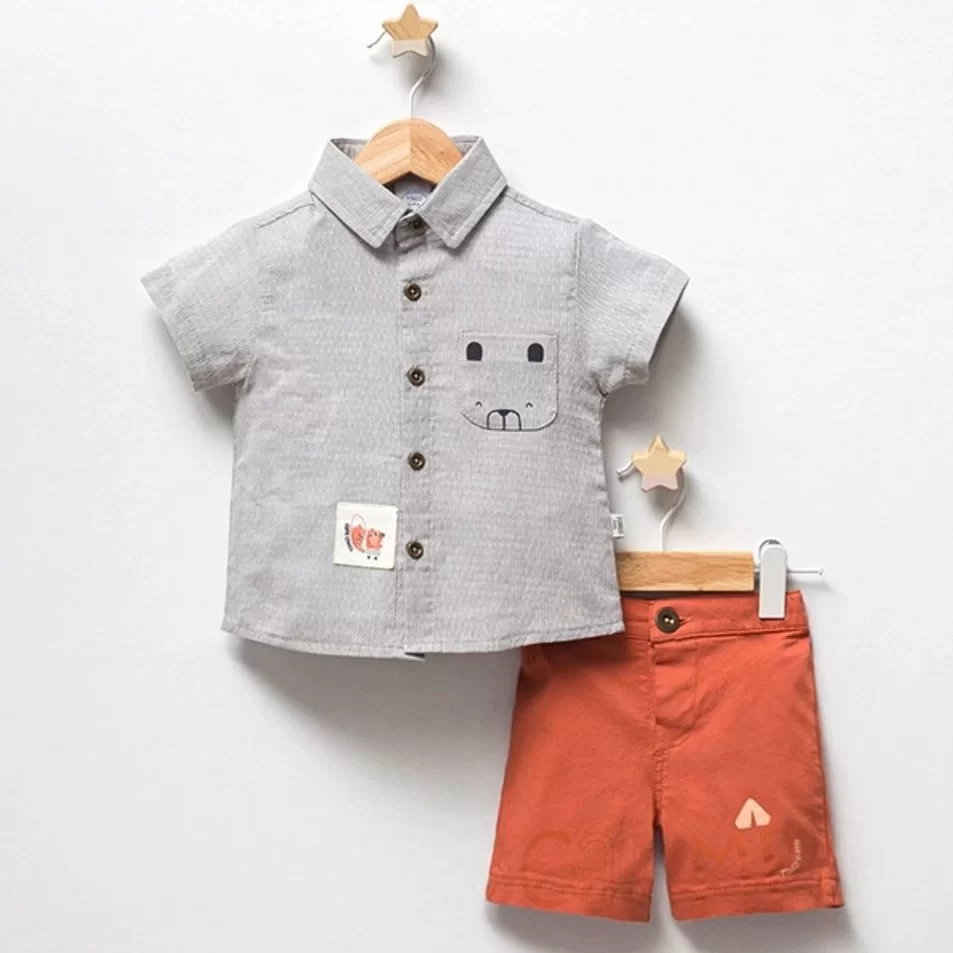 Baby Bear 2'li Takım 4703 Gri