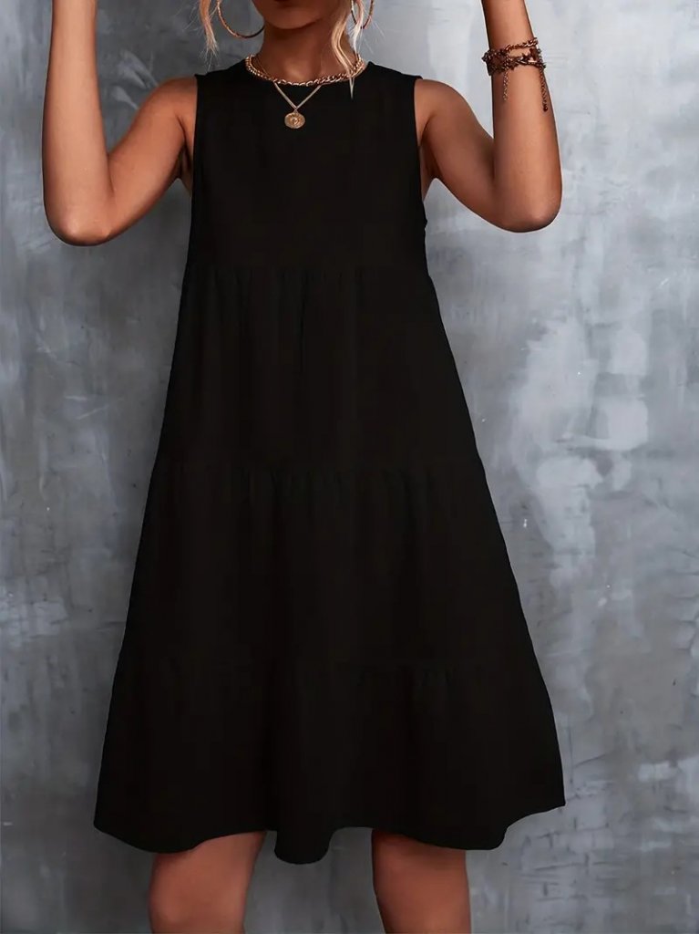 Kadın Bisiklet Yaka Aerobin Elbise - Görsel 2