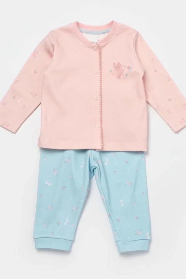 Always Happy Bebek Pijama Takım  Gül Kurusu Mint