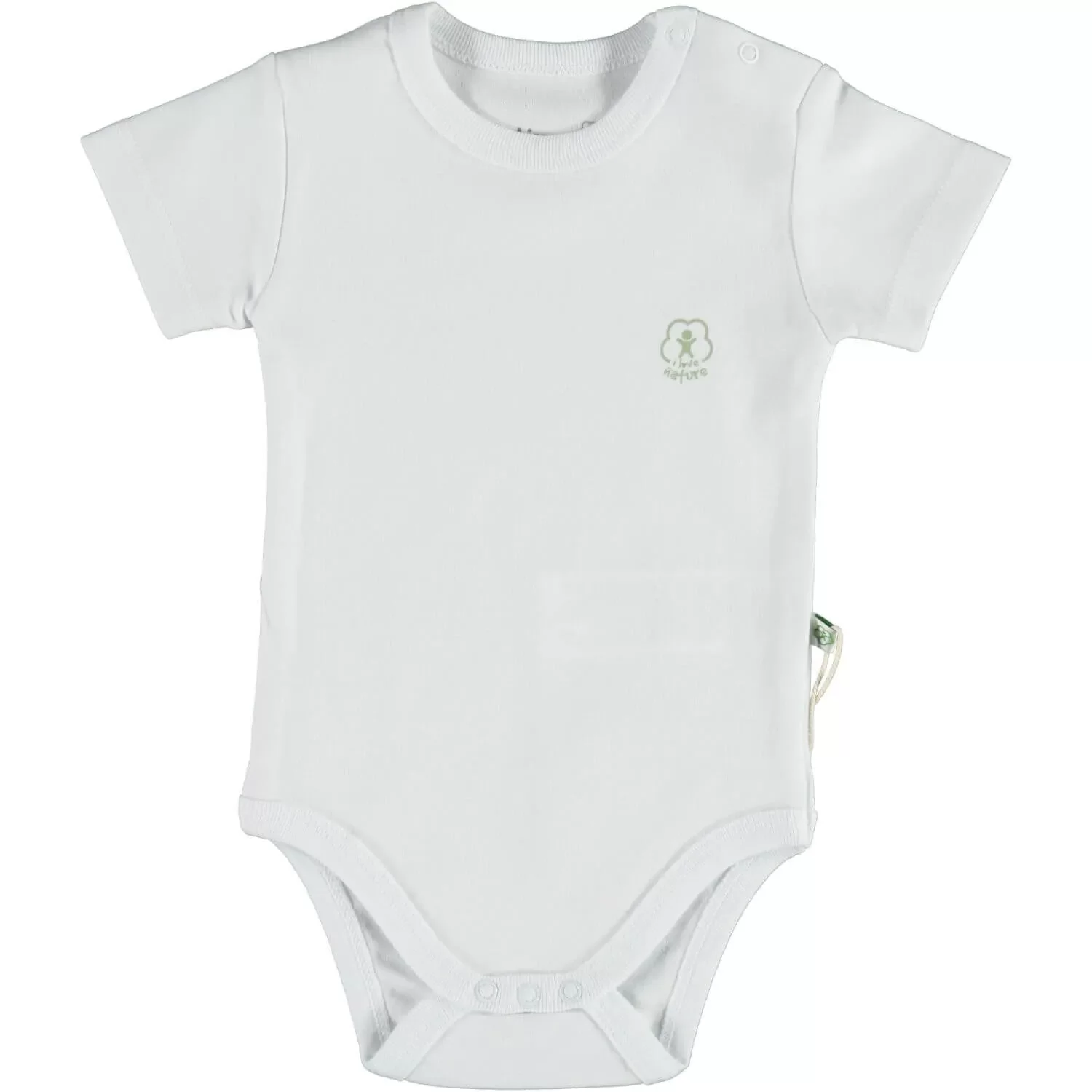 Basic Nature Kısa Kol Body Beyaz - Görsel 2